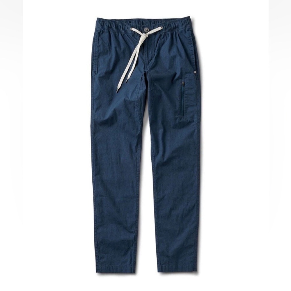 Vuori Navy Blue Drawstring Chinos